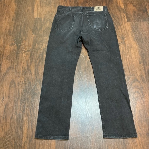 WRANGLER JEANS black denims regular fit size 36/32 Guc - Picture 8 of 11